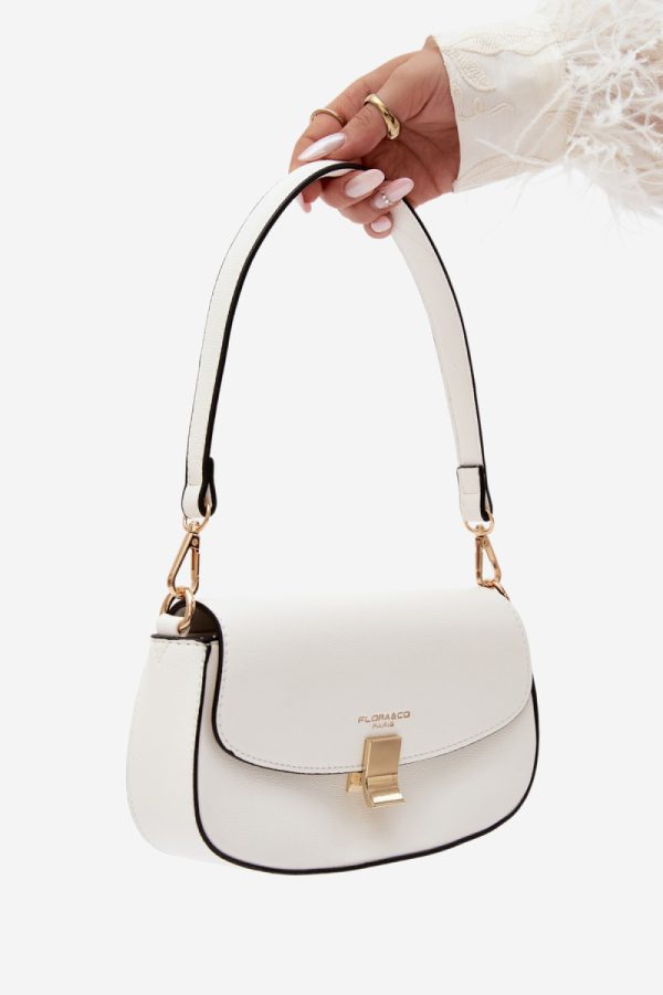 White Everyday Handbag in Casual Handbags, Shoulder Bags with Width, Bottom Width and Height
