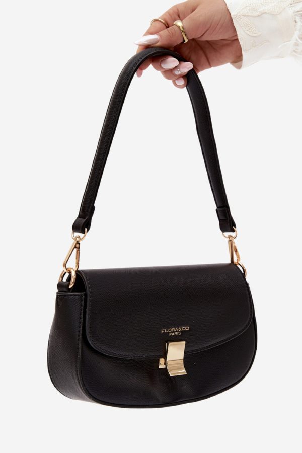 Black Everyday Handbag in Casual Handbags, Shoulder Bags with Width, Bottom Width and Height