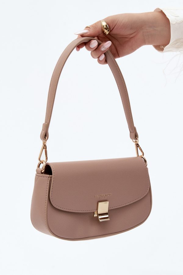 Beige Everyday Handbag in Casual Handbags, Shoulder Bags with Width, Bottom Width and Height