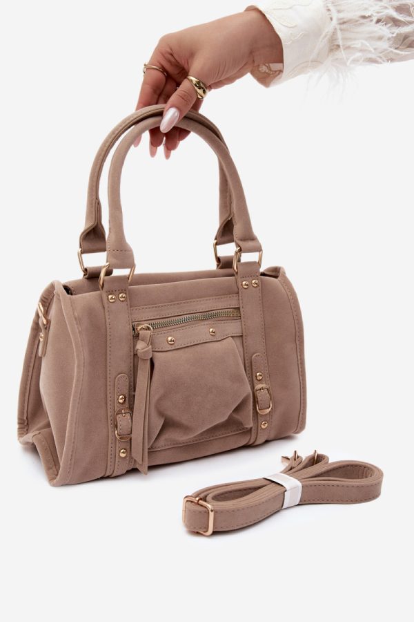 Beige Everyday Handbag in Casual Handbags, Shoulder Bags with Width, Bottom Width and Height