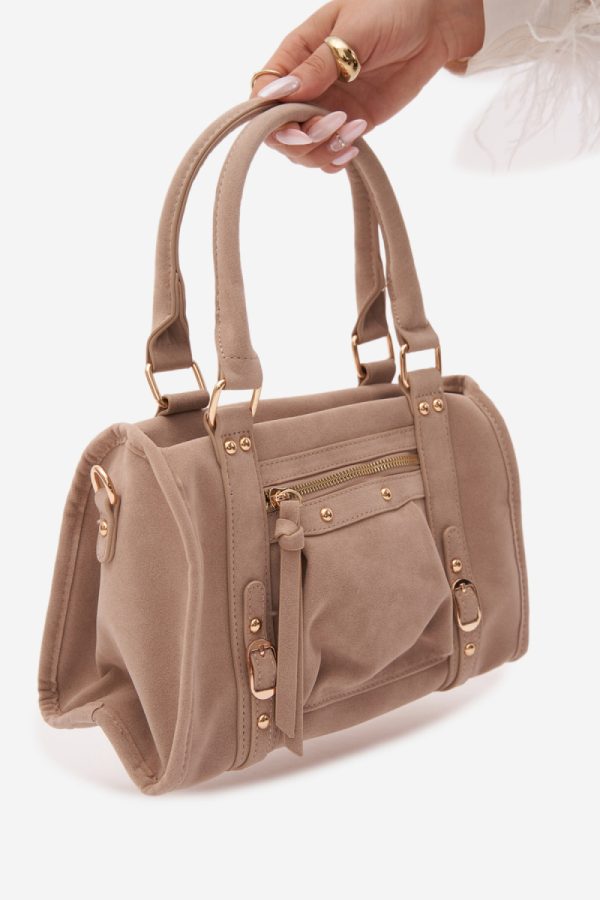 Beige Everyday Handbag in Casual Handbags, Shoulder Bags with Width, Bottom Width and Height