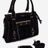 Black Everyday Handbag in Casual Handbags, Shoulder Bags with Width, Bottom Width and Height
