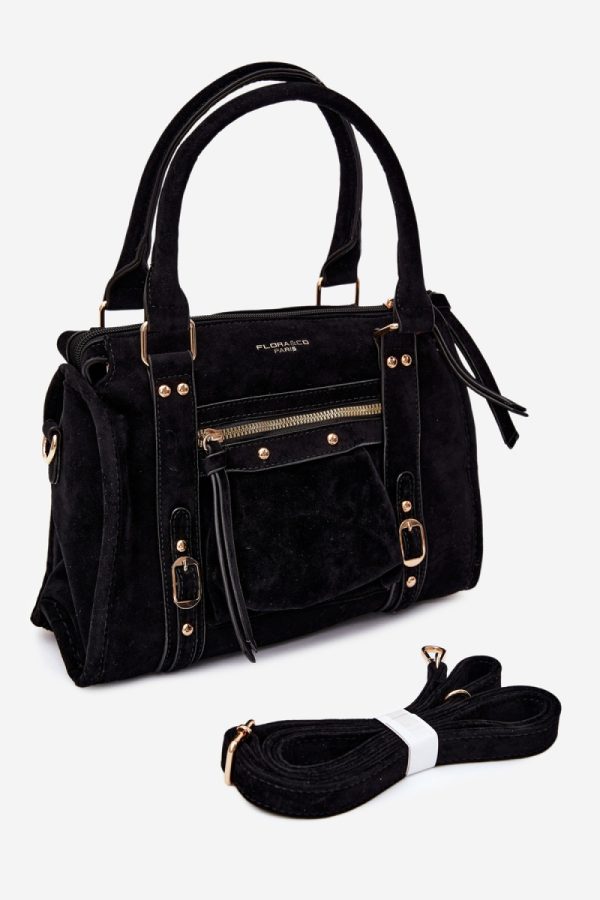 Black Everyday Handbag in Casual Handbags, Shoulder Bags with Width, Bottom Width and Height