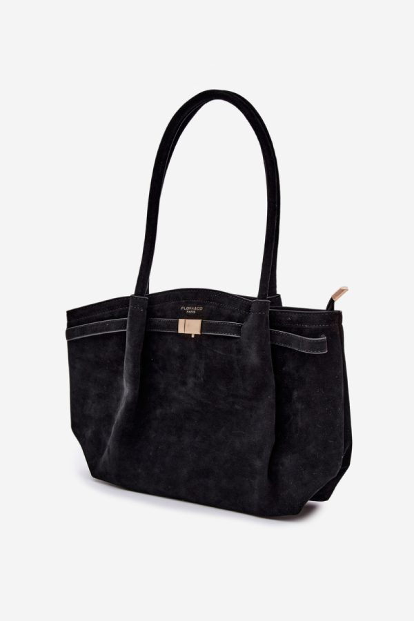 Black Everyday Handbag in Casual Handbags, Shoulder Bags with Width, Bottom Width and Height