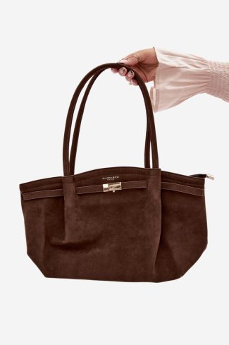 Brown Everyday Handbag in Casual Handbags, Shoulder Bags with Width, Bottom Width and Height