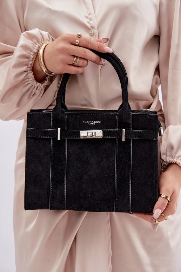 Black Everyday Handbag in Casual Handbags, Shoulder Bags with Width, Bottom Width and Height