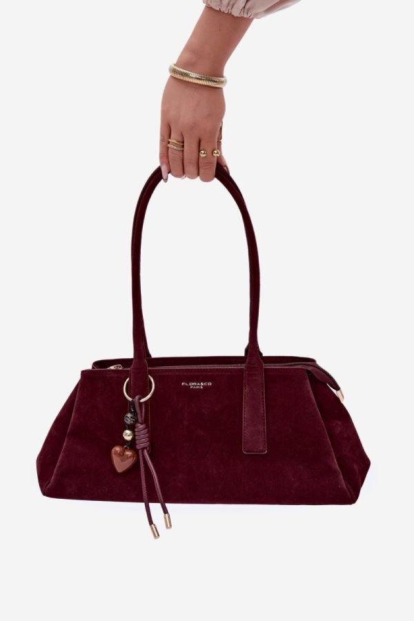 Red Everyday Handbag in Casual Handbags, Shoulder Bags with Width, Bottom Width and Height