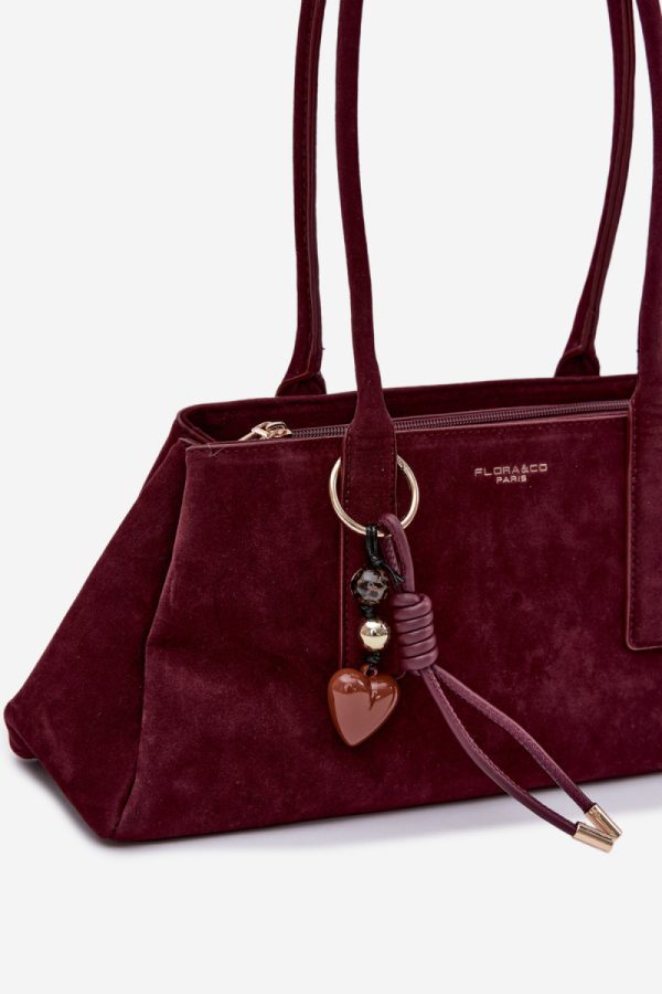 Red Everyday Handbag in Casual Handbags, Shoulder Bags with Width, Bottom Width and Height