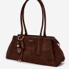 Brown Everyday Handbag in Casual Handbags, Shoulder Bags with Width, Bottom Width and Height