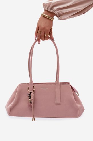Pink Everyday Handbag in Casual Handbags, Shoulder Bags with Width, Bottom Width and Height