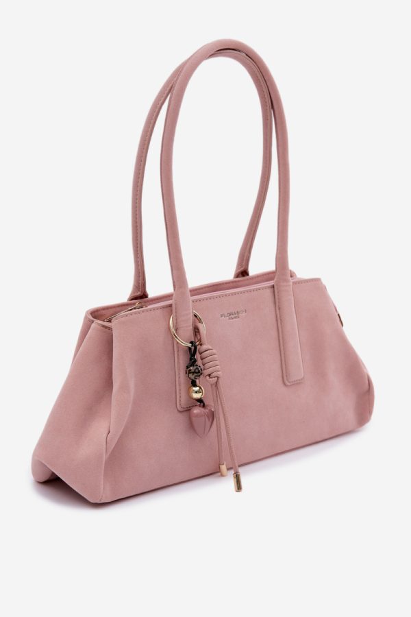 Pink Everyday Handbag in Casual Handbags, Shoulder Bags with Width, Bottom Width and Height