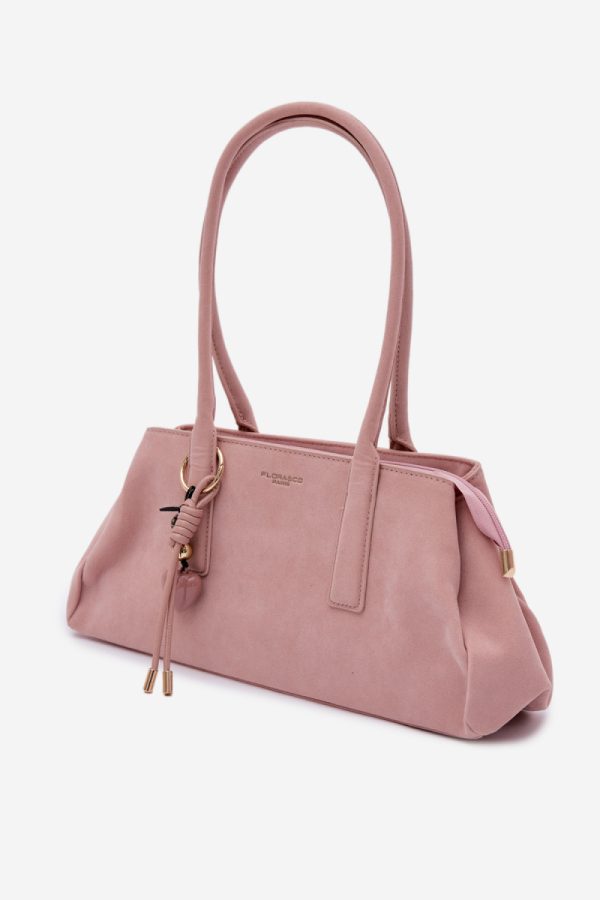 Pink Everyday Handbag in Casual Handbags, Shoulder Bags with Width, Bottom Width and Height