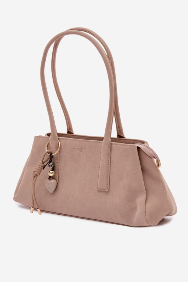Beige Everyday Handbag in Casual Handbags, Shoulder Bags with Width, Bottom Width and Height