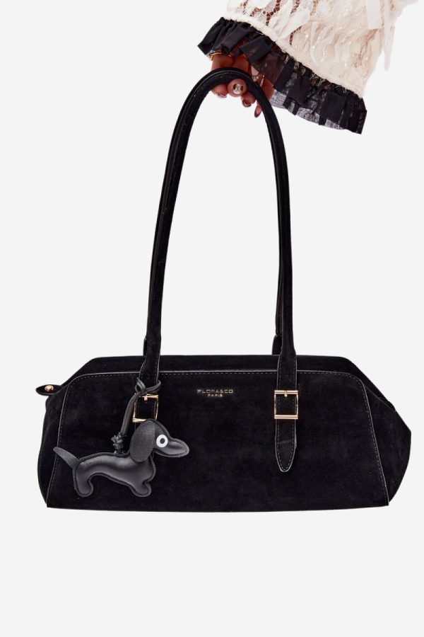 Black Everyday Handbag in Casual Handbags, Shoulder Bags with Width, Bottom Width and Height