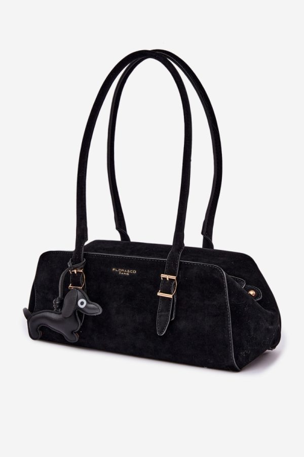 Black Everyday Handbag in Casual Handbags, Shoulder Bags with Width, Bottom Width and Height