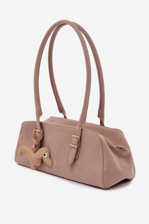 Beige Everyday Handbag in Casual Handbags, Shoulder Bags with Width, Bottom Width and Height