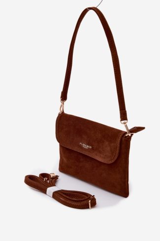 Brown Messenger Bag in Casual Handbags, Shoulder Bags with Width, Bottom Width and Height
