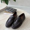 Brown Mocassin in Moccasins, Loafers with Fabric, Footbed, Upper Height and Heel Height