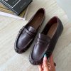 Red Mocassin in Moccasins, Loafers with Fabric, Footbed, Upper Height and Heel Height