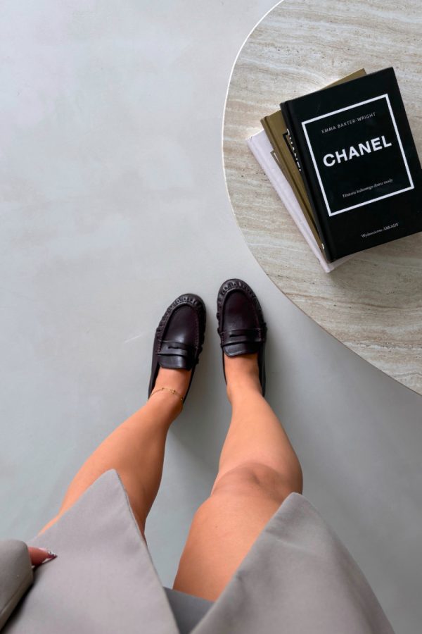Red Mocassin in Moccasins, Loafers with Fabric, Footbed, Upper Height and Heel Height