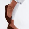 Brown Ballet Flats in Ballet Flats, Ballet Pumps For Women with Fabric, Footbed, Upper Height and Heel Height