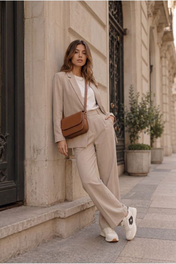 White Platform Sneakers in Women`s Athletic Shoes, Trainers, Sneakers with Fabric, Footbed, Upper Height and Platform Height
