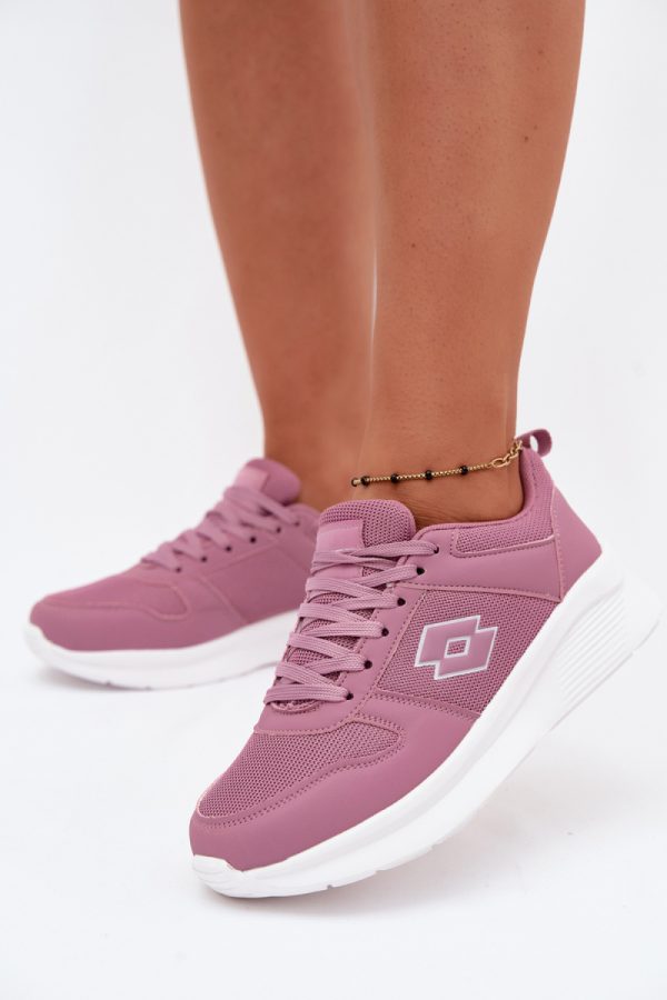 Pink Platform Sneakers in Women`s Athletic Shoes, Trainers, Sneakers with Fabric, Footbed, Upper Height and Platform Height