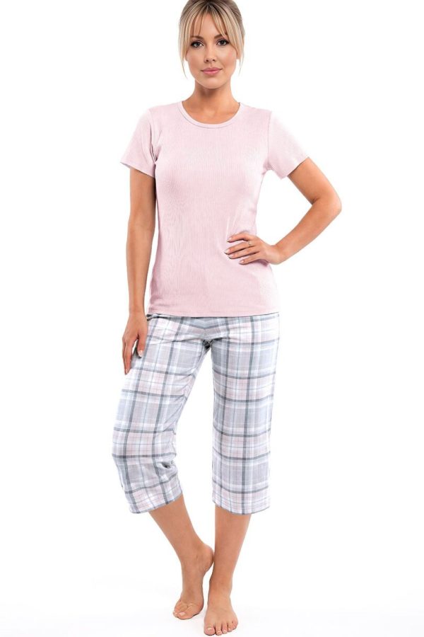 Grey Pyjama in Women`s Pyjamas, Sleepwear Sets with Cotton