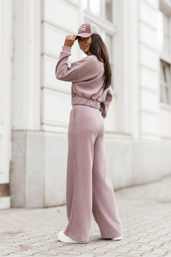 Violet Set in Pants, Trousers, Shorts with Cotton and Spandex