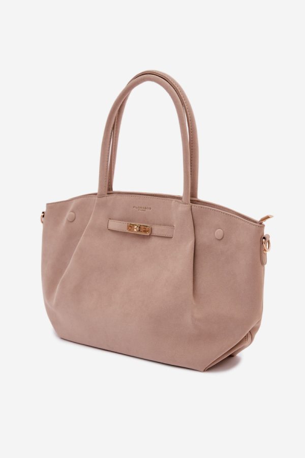 Beige Everyday Handbag in Casual Handbags, Shoulder Bags with Width, Bottom Width and Height