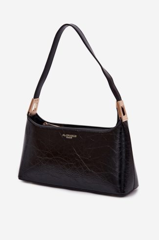 Black Everyday Handbag in Casual Handbags, Shoulder Bags with Width, Bottom Width and Height