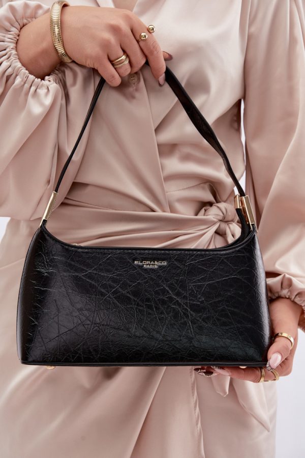 Black Everyday Handbag in Casual Handbags, Shoulder Bags with Width, Bottom Width and Height