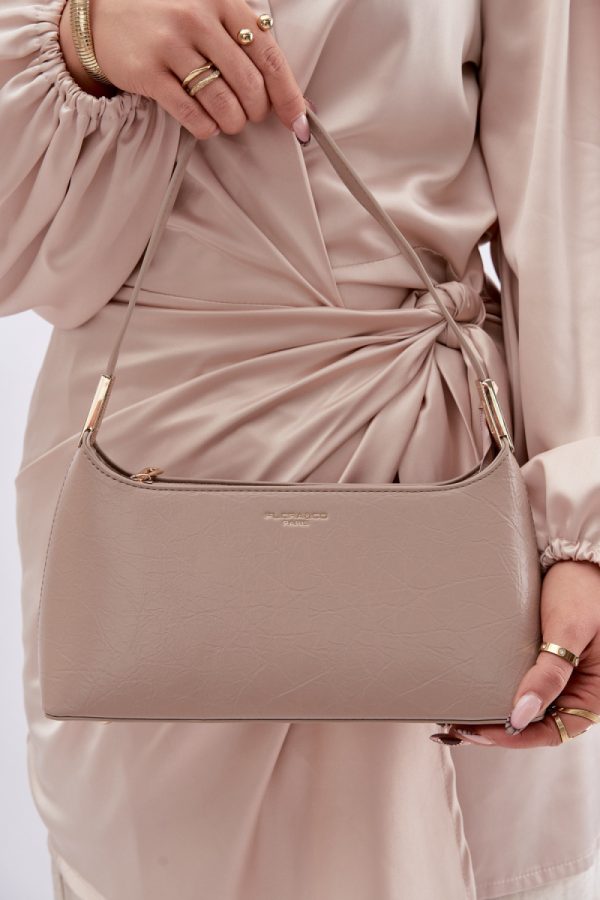 Beige Everyday Handbag in Casual Handbags, Shoulder Bags with Width, Bottom Width and Height