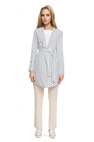 316316.jpg White Coat in Women`s Coats, Jackets with Spandex, Polyester and Viscose