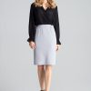 Grey Skirt in Skirts with Spandex and Polyester
